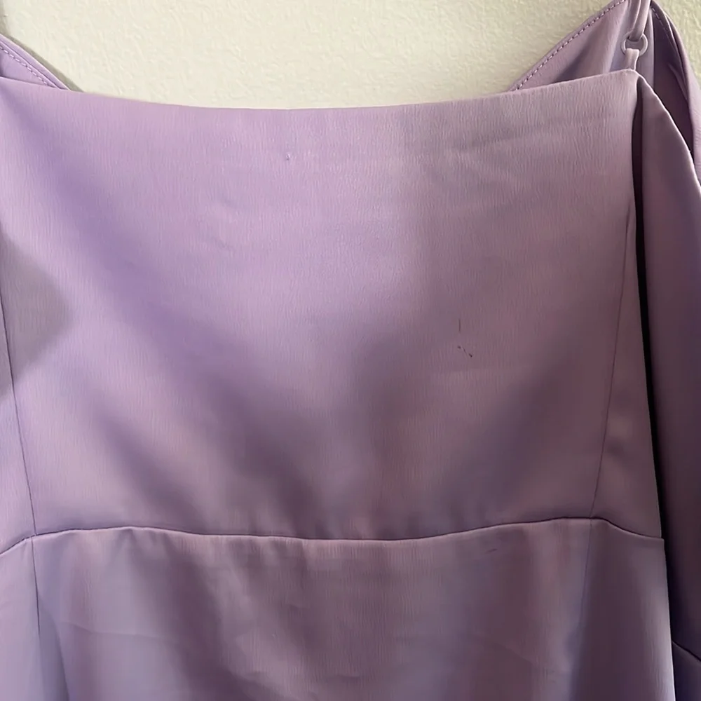 Urban Outfitters lavender satin feel slip dress